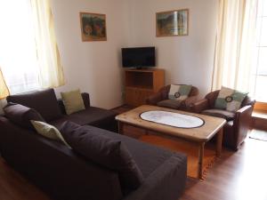TV a/nebo společenská místnost v ubytování Apartmány Tisá 452