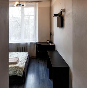 Postel nebo postele na pokoji v ubytování Vilnius Centre Flat