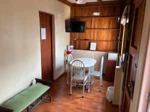 TV a/nebo společenská místnost v ubytování El Refugio de Barranco
