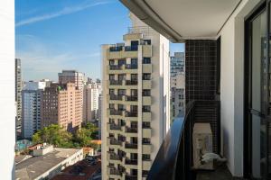 Nespecifikovaný výhled na destinaci São Paulo nebo výhled na město při pohledu z apartmánu