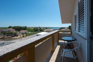 Balkón nebo terasa v ubytování Apartment Vrsi - Mulo 3276a