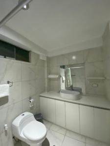 Et badeværelse på Balcones del Río Calca Casa de campo