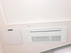 a microwave oven sitting inside of a kitchen at 2519#Gangnam Urban Vogue Suites #Top-rated Unit # All-New Furniture & Peaceful Vibe#Sinnonhyeon 1min in Seoul