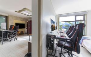 Posezení v ubytování Joy Hotel