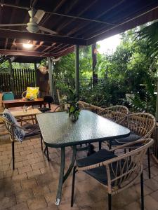 Balkón nebo terasa v ubytování Cosy room tropical garden