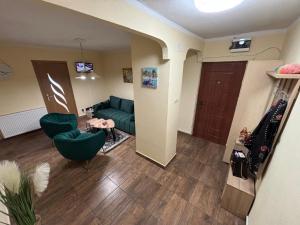 Χώρος καθιστικού στο Ferienwohnung Violetta