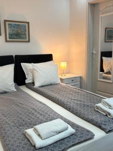 Katil atau katil-katil dalam bilik di Zeravica Rooms B&B