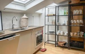 Kuchyň nebo kuchyňský kout v ubytování Cozy Apartment In Borås With Wifi