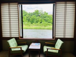 Náttúran í nágrenni ryokan-gistingarinnar