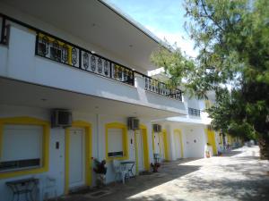 Budova, kde se aparthotel nachází