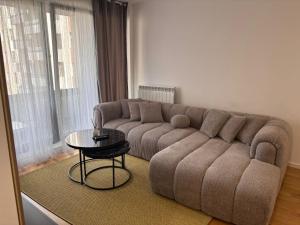Posezení v ubytování Apartman S