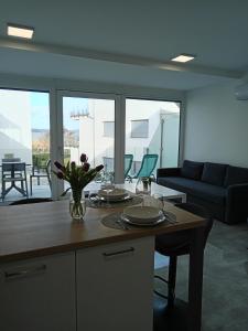 Posezení v ubytování Villapark Apartmanok A-B 3, 4,
