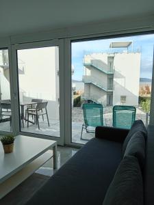 Balkón nebo terasa v ubytování Villapark Apartmanok A-B 3, 4,