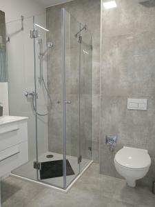 Koupelna v ubytování Villapark Apartmanok A-B 3, 4,