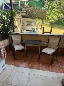 Patio nebo venkovní prostory v ubytování Toroni House!