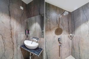 Koupelna v ubytování FabHotel Ashoka Legacy - Baghmugalia