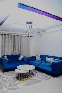 Χώρος καθιστικού στο Haven Suites Bnb - Runogone