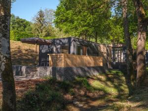 En have udenfor Moezel Lodge met hottub | 4 Personen