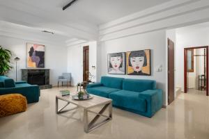 Χώρος καθιστικού στο Villa Annatoli