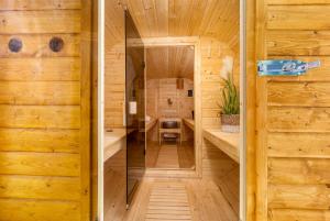 Koupelna v ubytování Haus am Strand Ferienwohnung Haus am Strand 5