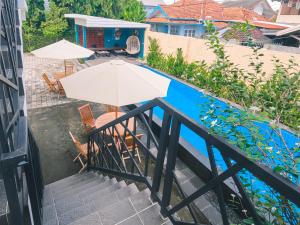 Balkón nebo terasa v ubytování Zavana rooms & Restaurant