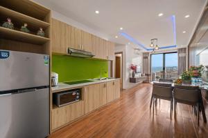Una cocina o cocineta en Da nang seaview MT apartment