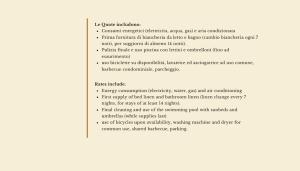 a page of a document with a screenshot of a webpage at ISA-apartments with air conditioning and outdoor private space in residence with swimming-pool in Palau, only 150 meters from the sea in Palau