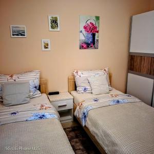 two twin beds in a room with at Mario and Maria in Vodnjan +27 photos
