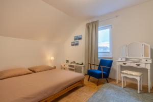 Postel nebo postele na pokoji v ubytování Rooftop Apartment, Exclusive City and Mountain View