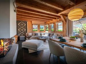 Posezení v ubytování Chalet OCimes - OVO Network