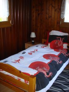 Postel nebo postele na pokoji v ubytování BnB Le Relais du Château