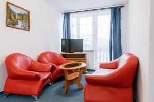 TV a/nebo společenská místnost v ubytování Hotel Tatrawest