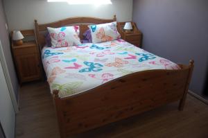 Voodi või voodid majutusasutuse Gîte de la Fontaine toas