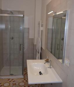 Koupelna v ubytování Parkhotel Montigeto