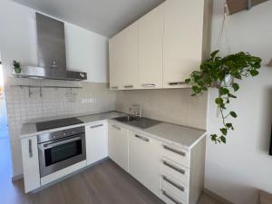 Kuchyň nebo kuchyňský kout v ubytování Casa Luna a Porto Pino