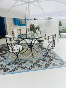 Patio nebo venkovní prostory v ubytování PKM Apartments Baska Voda