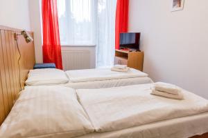 Postel nebo postele na pokoji v ubytování Hotel Tatrawest