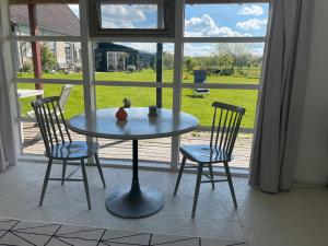 Balkón nebo terasa v ubytování Ferienwohnung Teehaus