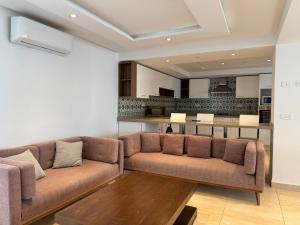 Kuchyň nebo kuchyňský kout v ubytování Appartement Peaceful Green Ennassr 2 + 18 fotografií
