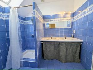 Koupelna v ubytování La Rognouse - Maison vue mer