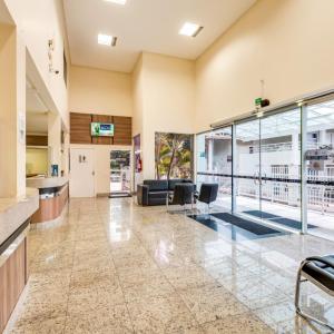 a large room with a lobby with a couch at Lacqua diRoma - Serviço de Hotelaria in Caldas Novas +119 photos