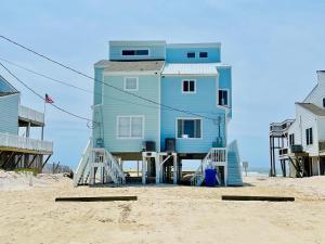 Bygningen som feriehuset ligger i