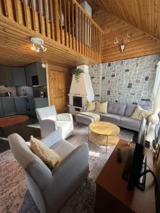 Χώρος καθιστικού στο HIMOS Alppilumo 6 persons