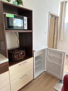 A kitchen or kitchenette at Apartmány Silvia