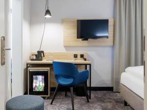 TV a/nebo společenská místnost v ubytování Hotel Purucker