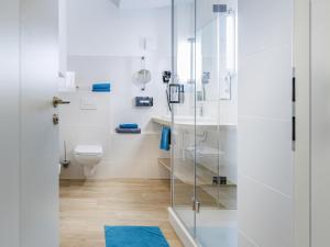 Koupelna v ubytování Hotel Purucker