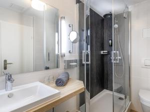 Koupelna v ubytování Hotel Purucker
