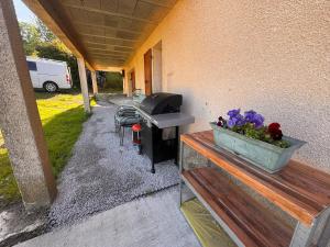 Posezení v ubytování Gîte de groupe "chez le Dragou"