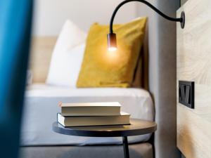 Postel nebo postele na pokoji v ubytování Hotel Purucker
