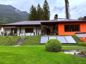 Vonkajšia záhrada v ubytovaní Ferienwohnung am Golfplatz